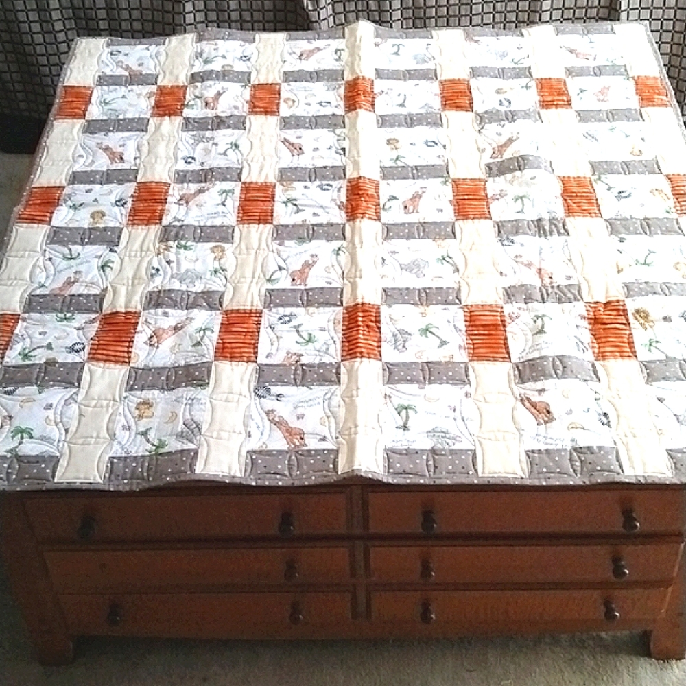 Handmade Quilted Baby Blanket BaZoople Friends & Flutterbugs...